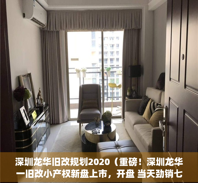 深圳龙华旧改规划2020（重磅！深圳龙华一旧改小产权新盘上市，开盘 当天劲销七成！）