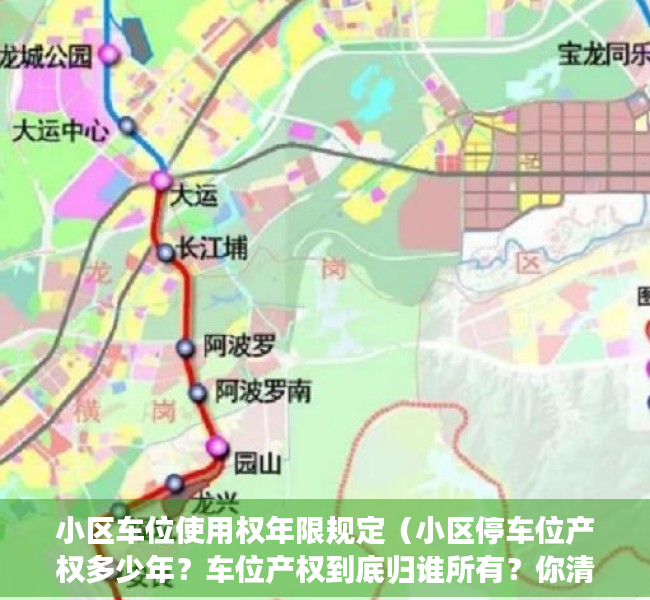小区车位使用权年限规定（小区停车位产权多少年？车位产权到底归谁所有？你清楚吗？）