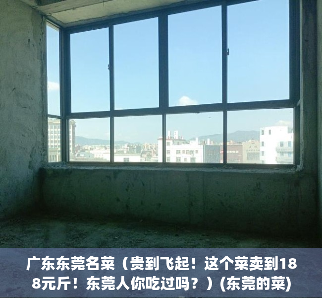 广东东莞名菜（贵到飞起！这个菜卖到188元斤！东莞人你吃过吗？）(东莞的菜)