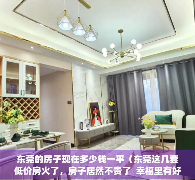 东莞的房子现在多少钱一平（东莞这几套低价房火了，房子居然不贵了  幸福里有好房）