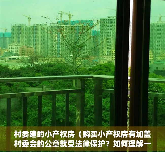 村委建的小产权房（购买小产权房有加盖村委会的公章就受法律保护？如何理解一户一宅）