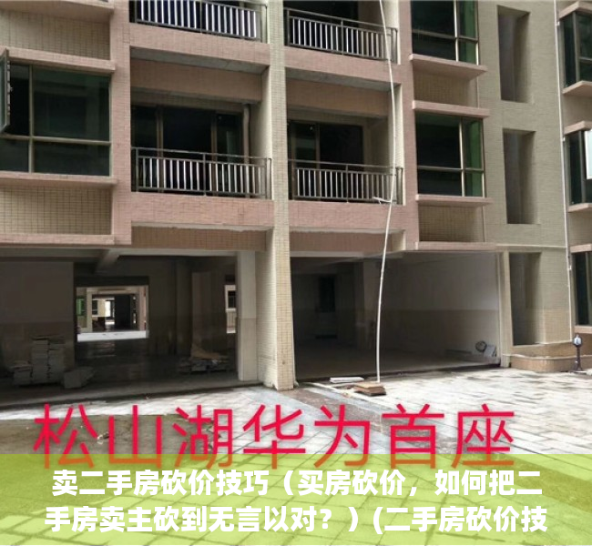 卖二手房砍价技巧（买房砍价，如何把二手房卖主砍到无言以对？）(二手房砍价技巧篇如何砍价50万)