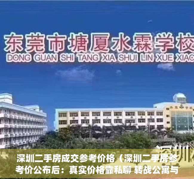 深圳二手房成交参考价格（深圳二手房参考价公布后：真实价格靠私聊 转战公寓与小产权房）