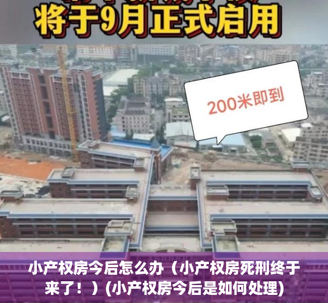 小产权房今后怎么办（小产权房死刑终于来了！）(小产权房今后是如何处理)