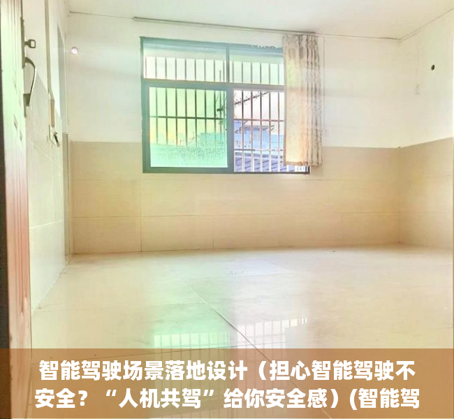 智能驾驶场景落地设计（担心智能驾驶不安全？“人机共驾”给你安全感）(智能驾驶l1)
