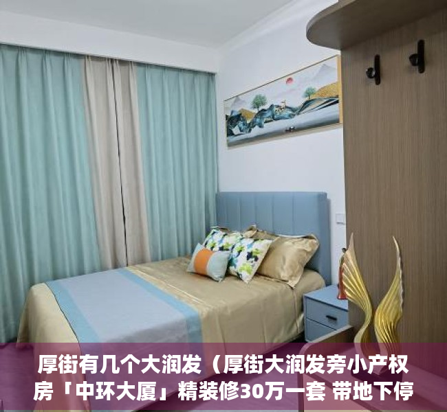 厚街有几个大润发（厚街大润发旁小产权房「中环大厦」精装修30万一套 带地下停车场）
