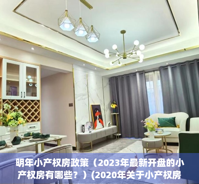 明年小产权房政策（2023年最新开盘的小产权房有哪些？）(2020年关于小产权房利好消息)
