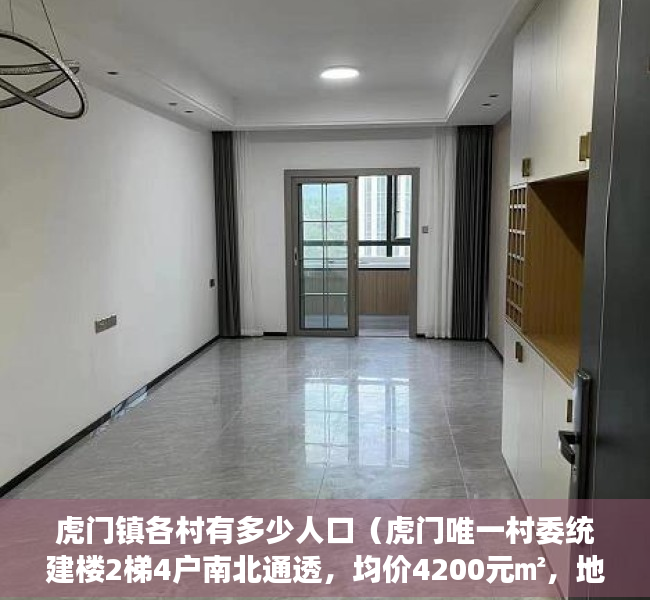 虎门镇各村有多少人口（虎门唯一村委统建楼2梯4户南北通透，均价4200元㎡，地下停车场）