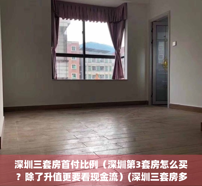 深圳三套房首付比例（深圳第3套房怎么买？除了升值更要看现金流）(深圳三套房多少钱)