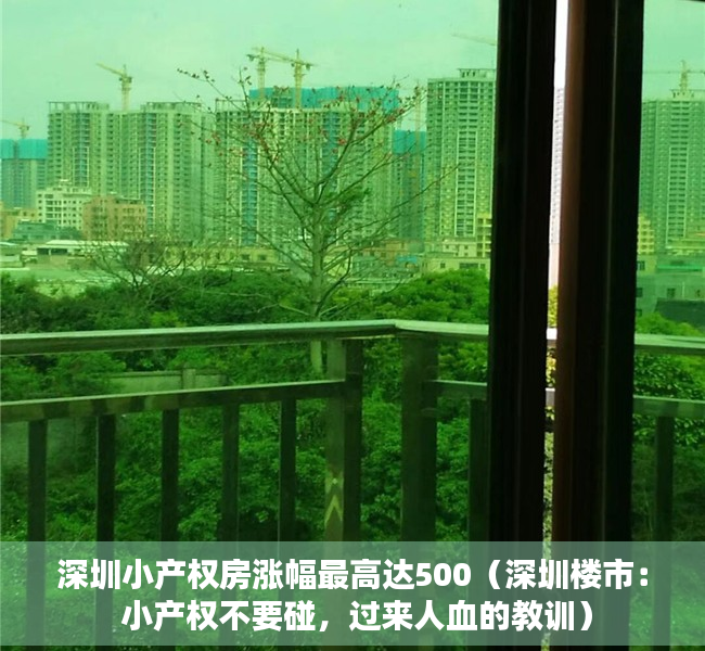 深圳小产权房涨幅最高达500（深圳楼市： 小产权不要碰，过来人血的教训）