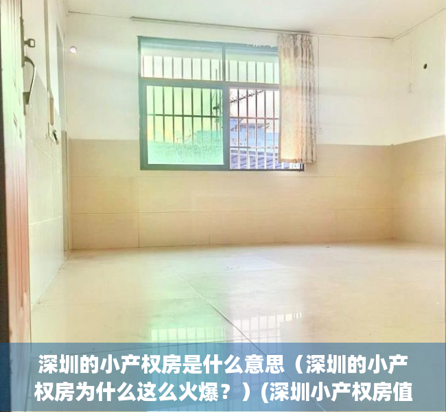 深圳的小产权房是什么意思（深圳的小产权房为什么这么火爆？）(深圳小产权房值得买吗?)