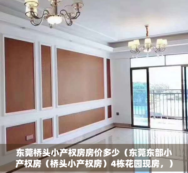 东莞桥头小产权房房价多少（东莞东部小产权房（桥头小产权房）4栋花园现房，）
