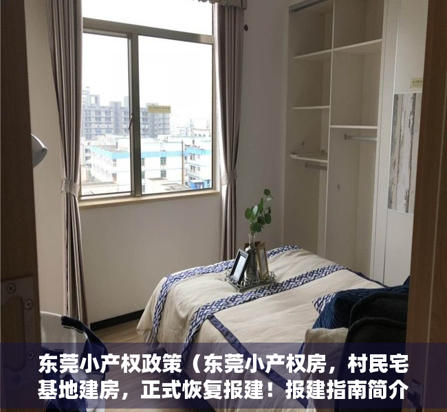 东莞小产权政策（东莞小产权房，村民宅基地建房，正式恢复报建！报建指南简介）