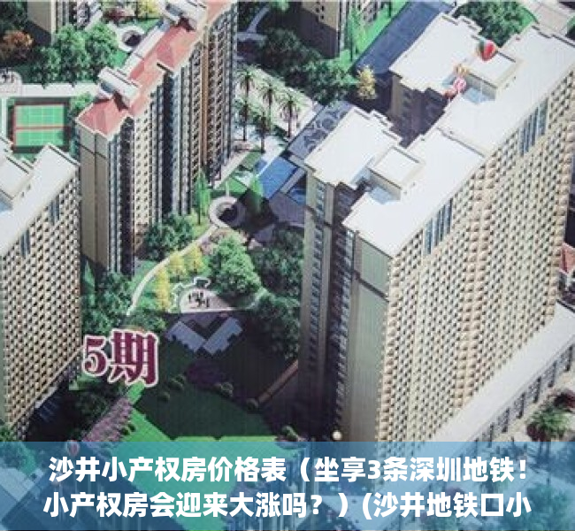 沙井小产权房价格表（坐享3条深圳地铁！小产权房会迎来大涨吗？）(沙井地铁口小产权房)