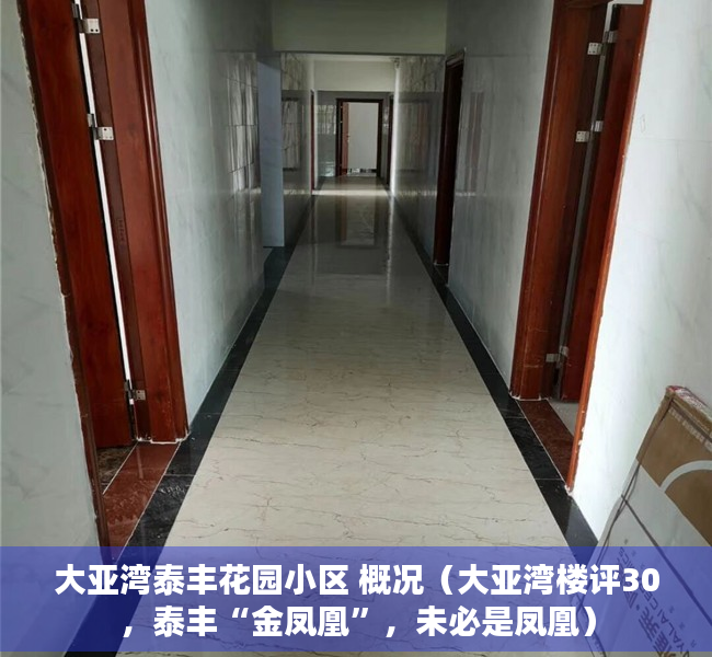 大亚湾泰丰花园小区 概况（大亚湾楼评30，泰丰“金凤凰”，未必是凤凰）