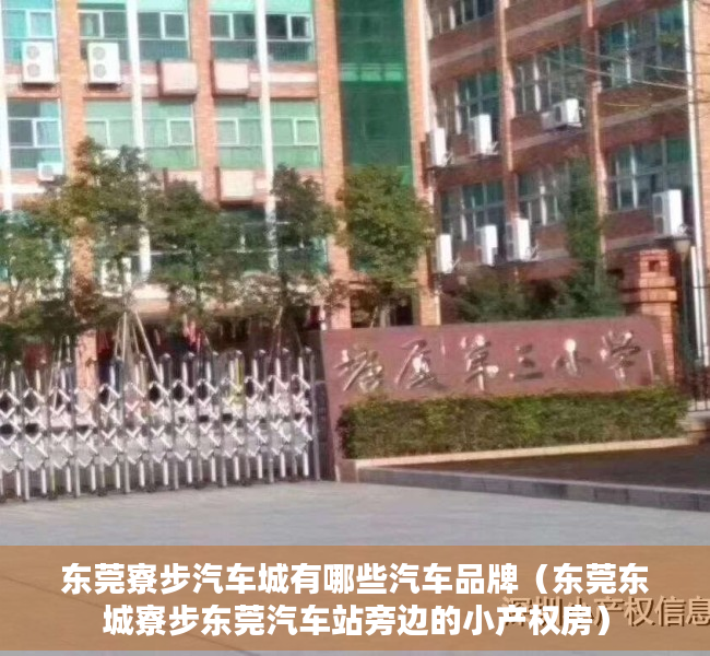 东莞寮步汽车城有哪些汽车品牌（东莞东城寮步东莞汽车站旁边的小产权房）