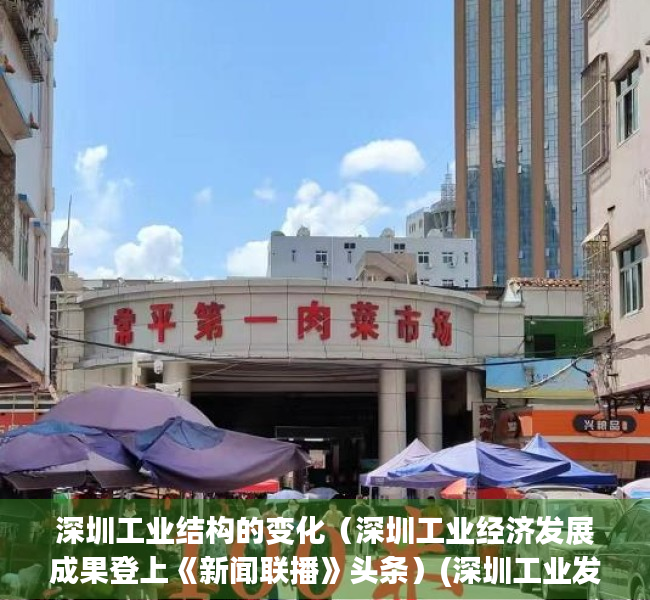 深圳工业结构的变化（深圳工业经济发展成果登上《新闻联播》头条）(深圳工业发展历程)