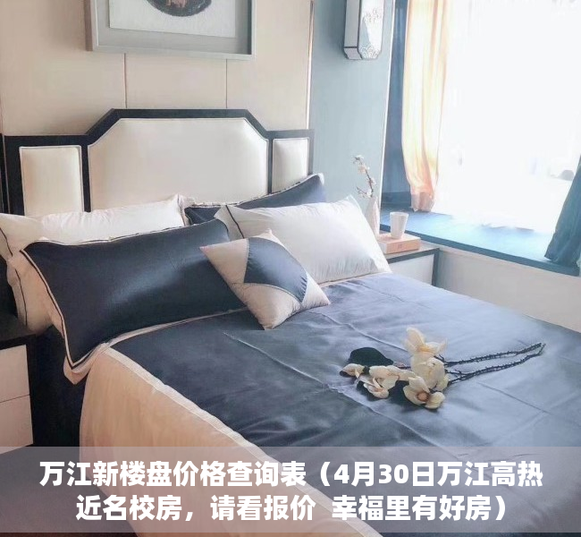 万江新楼盘价格查询表（4月30日万江高热近名校房，请看报价  幸福里有好房）