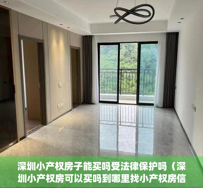 深圳小产权房子能买吗受法律保护吗（深圳小产权房可以买吗到哪里找小产权房信息比较靠谱）