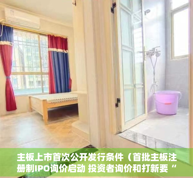 主板上市首次公开发行条件（首批主板注册制IPO询价启动 投资者询价和打新要“费思量”）