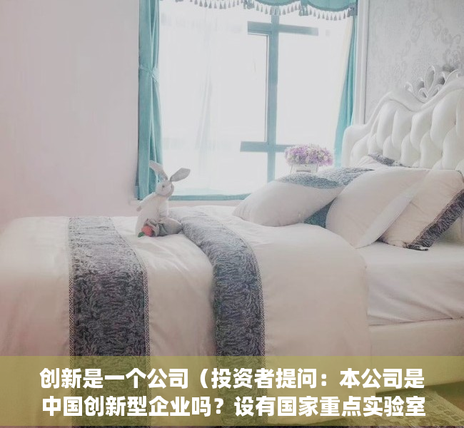 创新是一个公司（投资者提问：本公司是中国创新型企业吗？设有国家重点实验室没有？会引入深圳国）