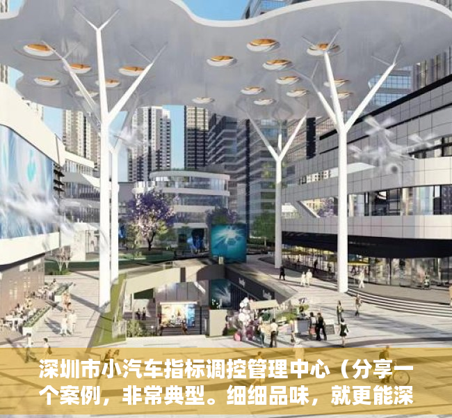 深圳市小汽车指标调控管理中心（分享一个案例，非常典型。细细品味，就更能深刻理解深圳小产权房。）