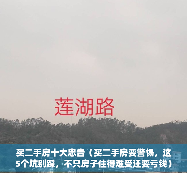 买二手房十大忠告（买二手房要警惕，这5个坑别踩，不只房子住得难受还要亏钱）