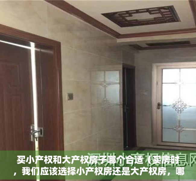买小产权和大产权房子哪个合适（买房时，我们应该选择小产权房还是大产权房，哪个更划算呢？）