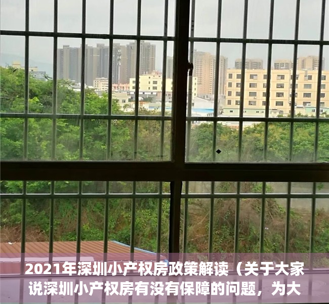 2021年深圳小产权房政策解读（关于大家说深圳小产权房有没有保障的问题，为大家做个简单的解答）