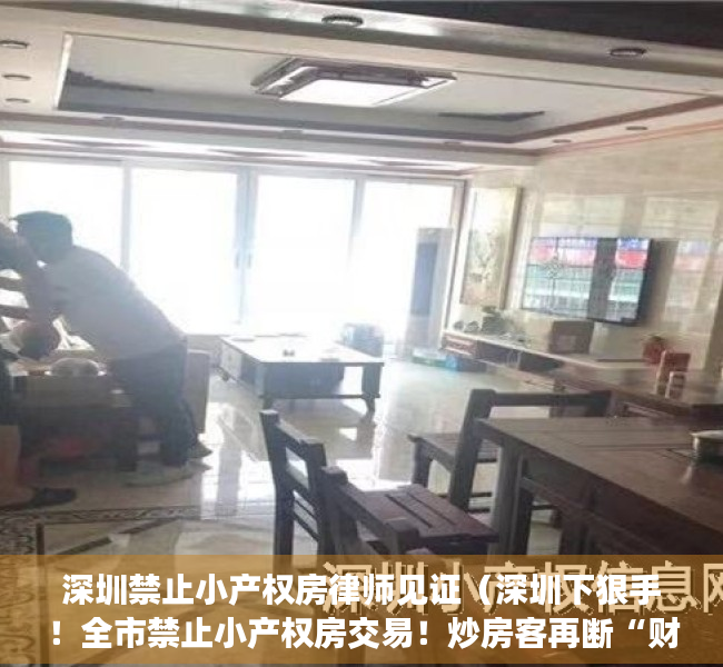 深圳禁止小产权房律师见证（深圳下狠手！全市禁止小产权房交易！炒房客再断“财路”）