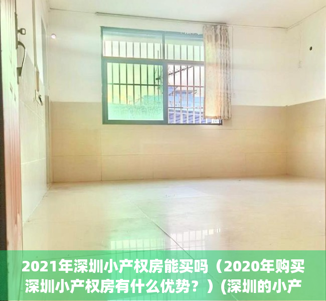 2021年深圳小产权房能买吗（2020年购买深圳小产权房有什么优势？）(深圳的小产权房能买吗?)