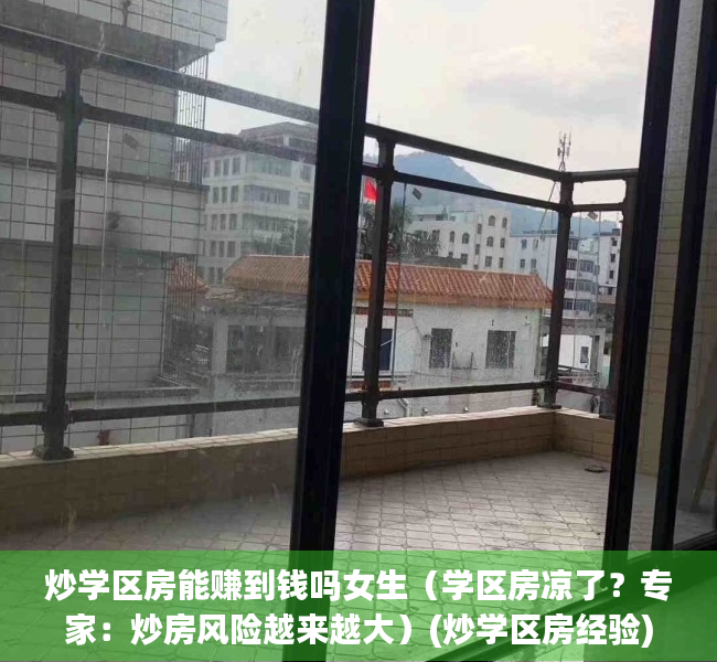 炒学区房能赚到钱吗女生（学区房凉了？专家：炒房风险越来越大）(炒学区房经验)