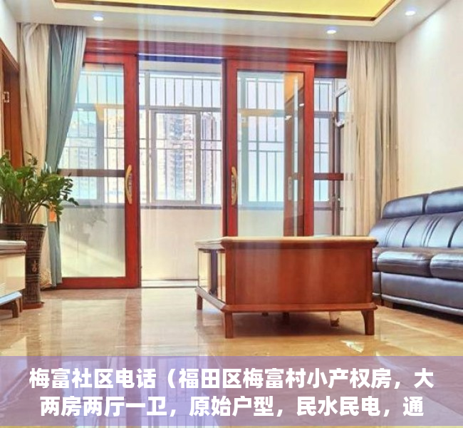 梅富社区电话（福田区梅富村小产权房，大两房两厅一卫，原始户型，民水民电，通燃气，158万）