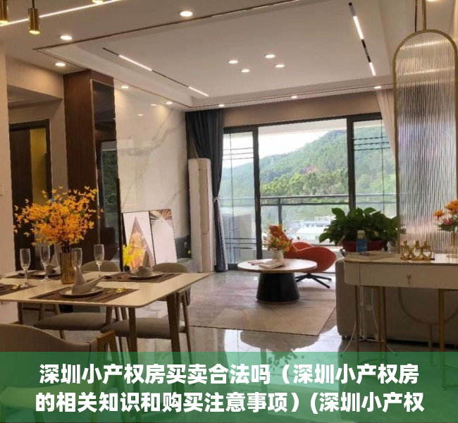 深圳小产权房买卖合法吗（深圳小产权房的相关知识和购买注意事项）(深圳小产权房购买须知)