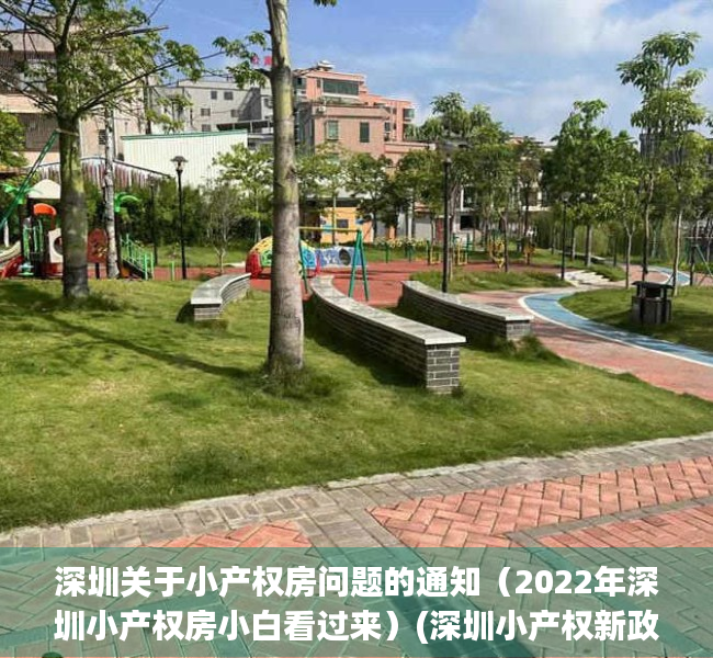 深圳关于小产权房问题的通知（2022年深圳小产权房小白看过来）(深圳小产权新政)