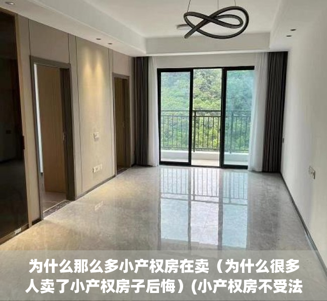 为什么那么多小产权房在卖（为什么很多人卖了小产权房子后悔）(小产权房不受法律保护,为什么还卖)