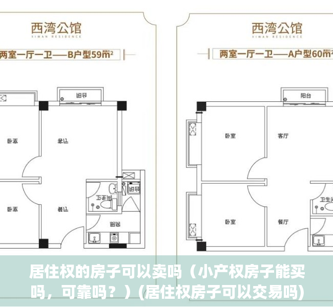 居住权的房子可以卖吗（小产权房子能买吗，可靠吗？）(居住权房子可以交易吗)