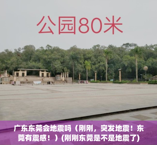 广东东莞会地震吗（刚刚，突发地震！东莞有震感！）(刚刚东莞是不是地震了)