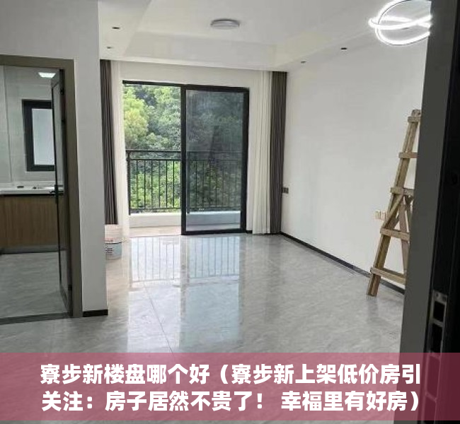 寮步新楼盘哪个好（寮步新上架低价房引关注：房子居然不贵了！ 幸福里有好房）