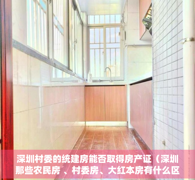 深圳村委的统建房能否取得房产证（深圳那些农民房 、村委房、大红本房有什么区别，哪个更有保障？）