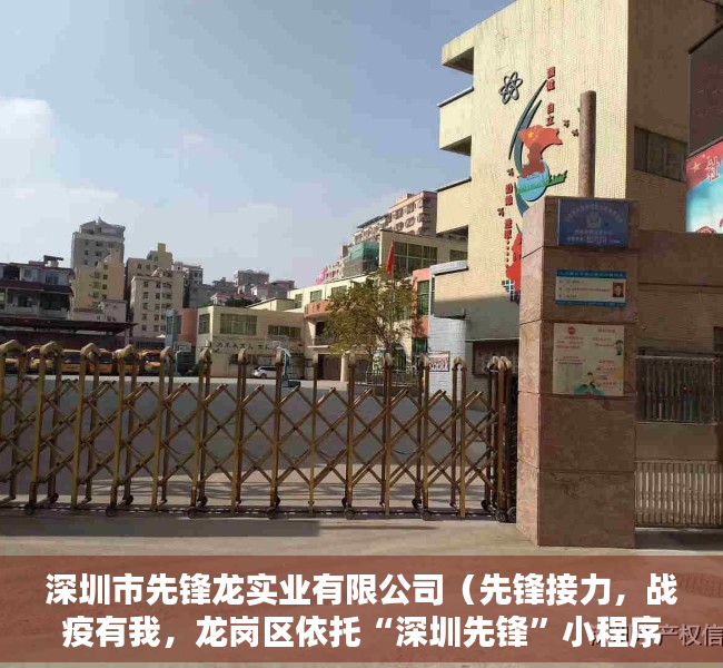 深圳市先锋龙实业有限公司（先锋接力，战疫有我，龙岗区依托“深圳先锋”小程序汇聚抗疫志愿力量）