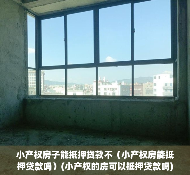 小产权房子能抵押贷款不（小产权房能抵押贷款吗）(小产权的房可以抵押贷款吗)