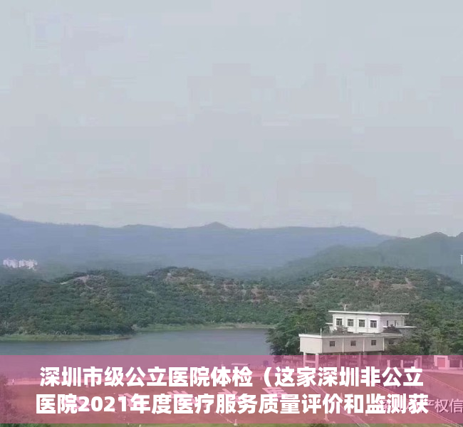 深圳市级公立医院体检（这家深圳非公立医院2021年度医疗服务质量评价和监测获评A级）