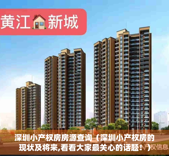 深圳小产权房房源查询（深圳小产权房的现状及将来,看看大家最关心的话题！）