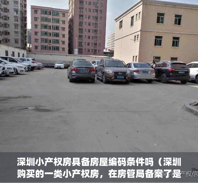 深圳小产权房具备房屋编码条件吗（深圳购买的一类小产权房，在房管局备案了是什么意思？）