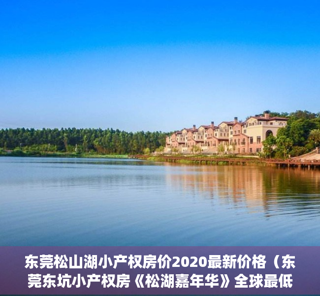 东莞松山湖小产权房价2020最新价格（东莞东坑小产权房《松湖嘉年华》全球最低价 3580元起 路边第一排）
