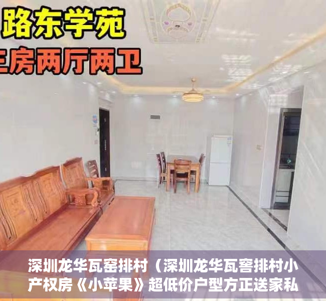 深圳龙华瓦窑排村（深圳龙华瓦窖排村小产权房《小苹果》超低价户型方正送家私）