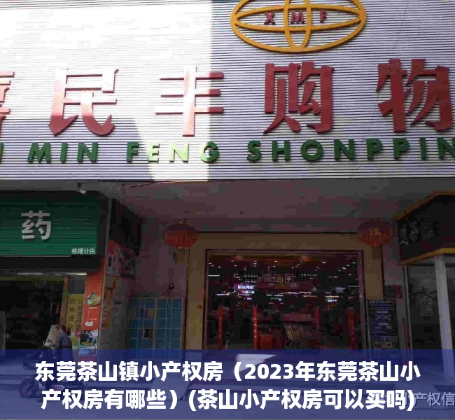东莞茶山镇小产权房（2023年东莞茶山小产权房有哪些）(茶山小产权房可以买吗)