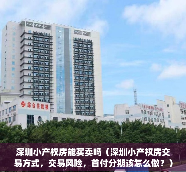 深圳小产权房能买卖吗（深圳小产权房交易方式，交易风险，首付分期该怎么做？）