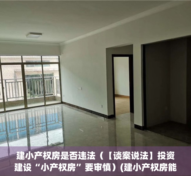 建小产权房是否违法（【谈案说法】投资建设“小产权房”要审慎）(建小产权房能构成非法经营罪吗?)